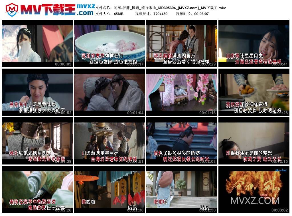 阿涵-胖胖_国语_流行歌曲_MD305304